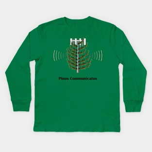 Pinus Communicatus Kids Long Sleeve T-Shirt